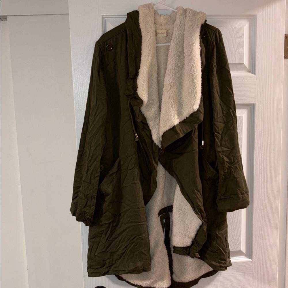 Altar'd State Cream Fleece Jacket